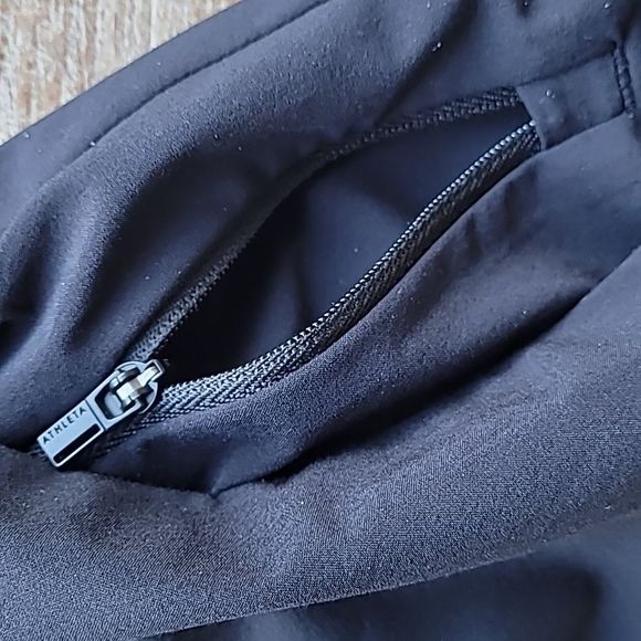 Athleta Brooklyn Wide Leg Crop Pant Women's Black Size 2 - Picture 8 of 14